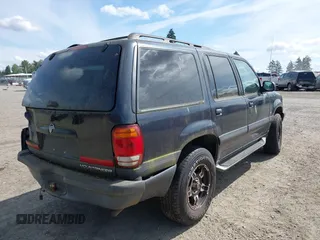 2001 Mercury Mountaineer with VIN 4M2ZU86P21UJ09305, listed as a IAAI auction lot 42527810 with 181,147 mi miles and . Bid and sale history available at DreamBid. Image 4.