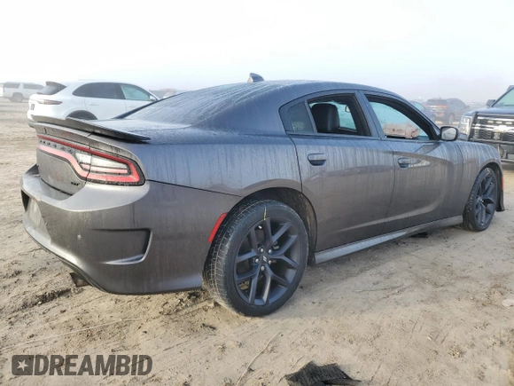 2021 Dodge Charger GT with VIN 2C3CDXHG1MH673073, listed as a Copart auction lot 46887195 with 94,206 mi miles and Salvage Title. Bid and sale history available at DreamBid. Image 3.
