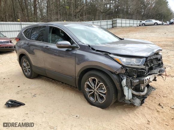 2021 Honda CR-V EX with VIN 5J6RW1H54MA010357, listed as a Copart auction lot 47813255 with 50,198 mi miles and Salvage Title. Bid and sale history available at carsss.com. Image 4.