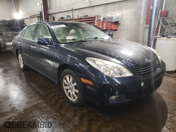 2002 Lexus ES 300 with VIN JTHBF30G125010658, listed as a Copart auction lot 43222855 with 101,808 mi miles and Non Repairable. Bid and sale history available at DreamBid. Image 4.