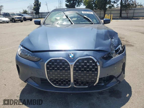 2024 BMW 4 Series 430i z VIN WBA23AT05RCP03975, wystawiony jako Copart lot #56381405 z przebiegiem Nie podano mil oraz Szkoda całkowita • Salvage title. Historia ofert i sprzedaży dostępna na DreamBid. Obrazek 5.