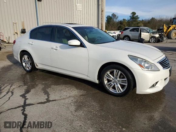 2012 Infiniti G37 Sedan Journey with VIN JN1CV6AP5CM934166, listed as a Copart auction lot 47825785 with 127,723 mi miles and Salvage Title. Bid and sale history available at carsss.com. Image 4.