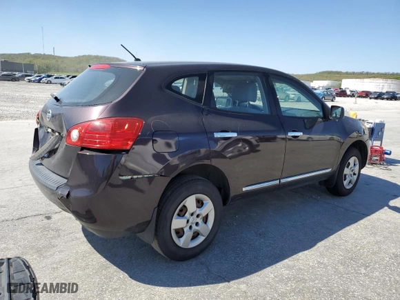 2014 Nissan Rogue Select S with VIN JN8AS5MT9EW610617, listed as a Copart auction lot 52747225 with 199,418 mi miles and Salvage Title. Bid and sale history available at carsss.com. Image 3.