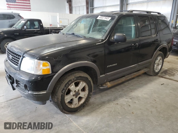 2002 Ford Explorer XLT z VIN 1FMZU73E62UC79442, wystawiony jako Copart lot #49327945 z przebiegiem 223 283 mil mil oraz Czysty tytuł • Clean title. Historia ofert i sprzedaży dostępna na DreamBid. Obrazek 1.