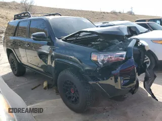 2023 Toyota 4Runner TRD Pro with VIN JTELU5JR1P6153579, listed as a Copart auction lot 47259205 with 10,862 mi miles and Salvage title. Bid and sale history available at DreamBid. Image 4.