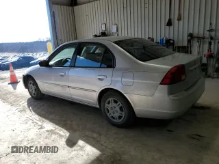 2002 Honda Civic LX with VIN 1HGES15562L047000, listed as a Copart auction lot 46567405 with 224,963 mi miles and Salvage Title. Bid and sale history available at DreamBid. Image 2.