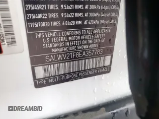 2014 Land Rover Range Rover Sport with VIN SALWV2TF8EA357783, listed as a Copart auction lot 54335435 with 73,606 mi miles and Salvage Title. Bid and sale history available at DreamBid. Image 12.