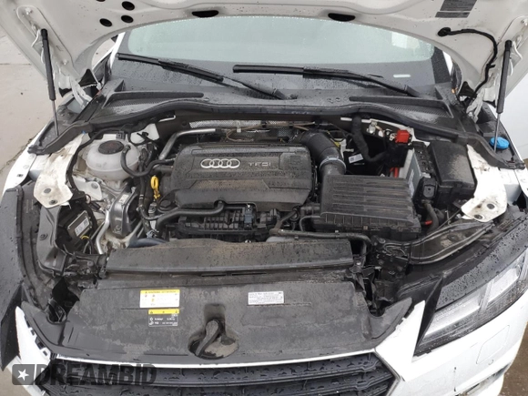 2021 Audi TT with VIN TRUAEAFV3M1005228, listed as a Copart auction lot 86776414 with 25,048 mi miles and Salvage title. Bid and sale history available at DreamBid. Image 12.