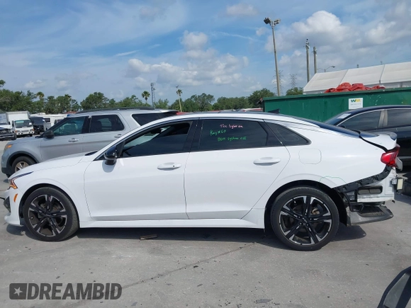 2022 Kia K5 GT-Line z VIN 5XXG64J24NG114772, wystawiony jako IAAI lot #42161747 z przebiegiem 60 761 mil mil oraz . Historia ofert i sprzedaży dostępna na DreamBid. Obrazek 15.