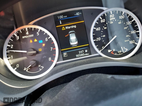 2019 Nissan Sentra S with VIN 3N1AB7AP0KY381525, listed as a Copart auction lot 49543385 with 90,580 mi miles and Salvage Title. Bid and sale history available at carsss.com. Image 9.