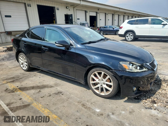 2011 Lexus IS 250 with VIN JTHCF5C28B5044712, listed as a Copart auction lot 62860335 with 126,814 mi miles and Salvage title. Bid and sale history available at DreamBid. Image 4.