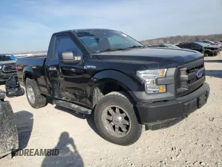 2016 Ford F-150 XL with VIN 1FTMF1E85GKE85982, listed as a Copart auction lot 48509215 with 108,171 mi miles and Salvage title. Bid and sale history available at DreamBid. Image 4.
