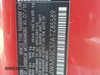 2010 MINI Convertible S z VIN WMWMS3C57ATZ85589, wystawiony jako Copart lot #41797795 z przebiegiem 128 059 mil mil oraz Czysty tytuł • Clean title. Historia ofert i sprzedaży dostępna na DreamBid. Obrazek 12.