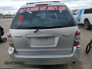 2004 Mazda MPV LX with VIN JM3LW28A440528559, listed as a Copart auction lot 51021245 with 117,382 mi miles and Salvage Title. Bid and sale history available at carsss.com. Image 6.