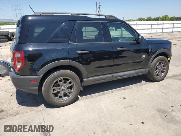 2021 Ford Bronco Sport Big Bend with VIN 3FMCR9B68MRA09877, listed as a Copart auction lot 59793815 with 59,330 mi miles and Salvage title. Bid and sale history available at DreamBid. Image 3.