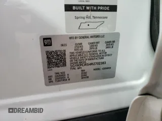 2024 Cadillac XT6 FWD Premium Luxury with VIN 1GYKPCRS4RZ702383, listed as a Copart auction lot 53346745 with 43,339 mi miles and Salvage title. Bid and sale history available at DreamBid. Image 13.