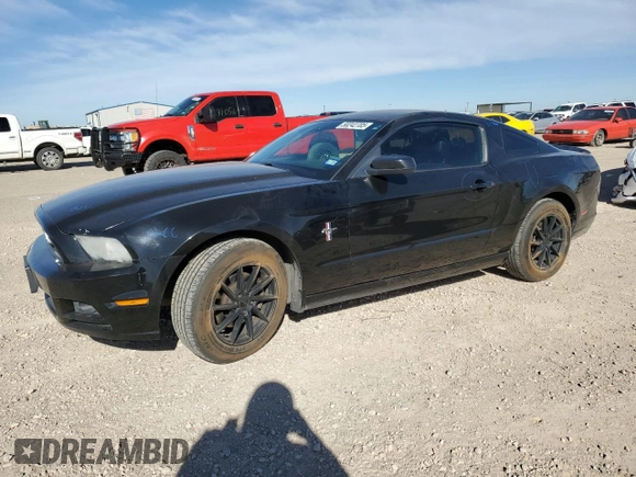2014 Ford Mustang V6 with VIN 1ZVBP8AM2E5252361, listed as a Copart auction lot 50242705 with 162,829 mi miles and Salvage Title. Bid and sale history available at carsss.com. Image 1.