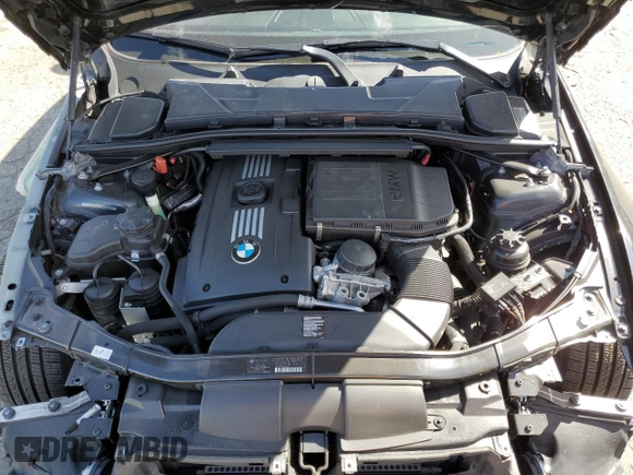 2012 BMW 3 Series 335is with VIN WBAKG1C5XCJ217018, listed as a Copart auction lot 46566545 with 57,465 mi miles and Salvage title. Bid and sale history available at DreamBid. Image 13.