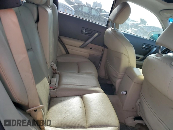 2006 Infiniti FX35 with VIN JNRAS08U96X106548, listed as a Copart auction lot 41825705 with 133,527 mi miles and Salvage Title. Bid and sale history available at carsss.com. Image 10.