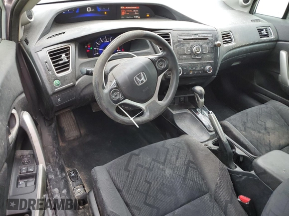 2013 Honda Civic Cpe LX with VIN 2HGFG3B51DH530352, listed as a Copart auction lot 52578775 with 155,627 mi miles and Salvage Title. Bid and sale history available at carsss.com. Image 8.
