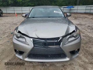 2014 Lexus IS 250 with VIN JTHBF1D25E5004997, listed as a Copart auction lot 57609535 with 100,597 mi miles and Salvage title. Bid and sale history available at DreamBid. Image 5.