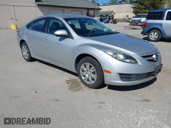 2012 Mazda 6 i Sport with VIN 1YVHZ8BH9C5M01736, listed as a IAAI auction lot 42158174 with 76,428 mi miles. Bid and sale history available at carsss.com. Image 1.