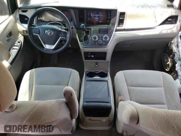 2017 Toyota Sienna LE Auto Access Seat with VIN 5TDKZ3DC4HS868306, listed as a Copart auction lot 59283795 with 310,767 mi miles and Salvage title. Bid and sale history available at DreamBid. Image 8.
