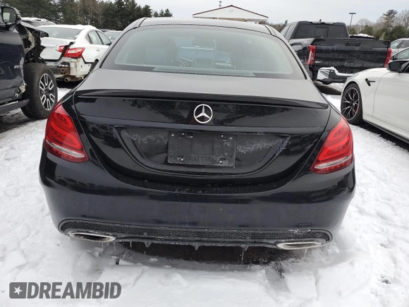 2015 Mercedes-Benz C-Class C 400 with VIN 55SWF6GBXFU026312, listed as a Copart auction lot 44510975 with 79,709 mi miles and Salvage Title. Bid and sale history available at carsss.com. Image 6.
