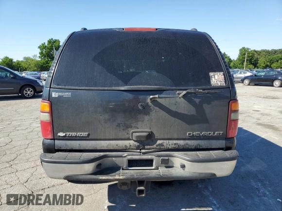 2003 Chevrolet Tahoe LT with VIN 1GNEK13Z53R298200, listed as a Copart auction lot 72174824 with 0 mi miles and Salvage Title. Bid and sale history available at carsss.com. Image 6.