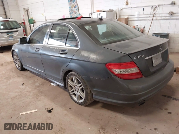 2009 Mercedes-Benz C-Class 3.5L Sport with VIN WDDGF56X59F212066, listed as a IAAI auction lot 41279151 with Not Provided miles. Bid and sale history available at carsss.com. Image 3.