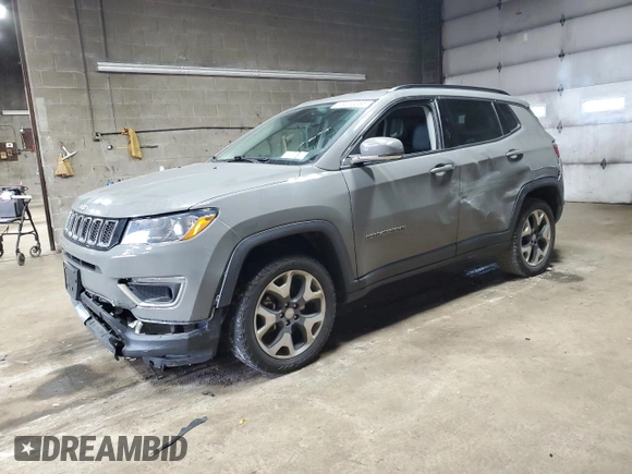 2020 Jeep Compass Limited с VIN 3C4NJDCB8LT123530, выставлен на аукционе Copart как лот 55310035 с пробегом 75 172 миль миль и Списание • Salvage title. История ставок и продаж доступна на DreamBid. Изображение 1.
