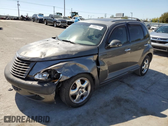 2001 Chrysler PT Cruiser with VIN 3C8FY4BB61T538939, listed as a Copart auction lot 73055744 with 196,805 mi miles and Salvage Title. Bid and sale history available at carsss.com. Image 1.