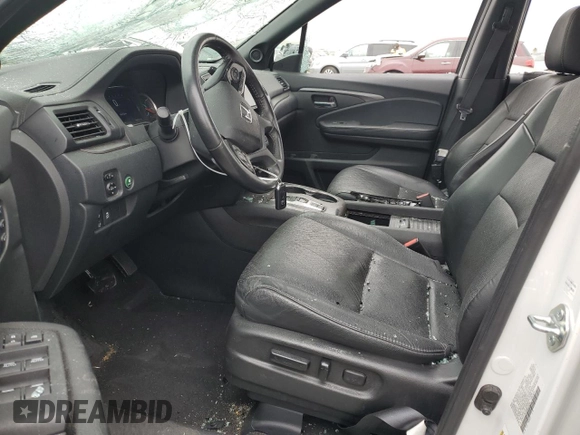 2021 Honda Passport EX-L with VIN 5FNYF7H51MB014345, listed as a Copart auction lot 71564754 with 46,944 mi miles and Salvage Title. Bid and sale history available at carsss.com. Image 7.