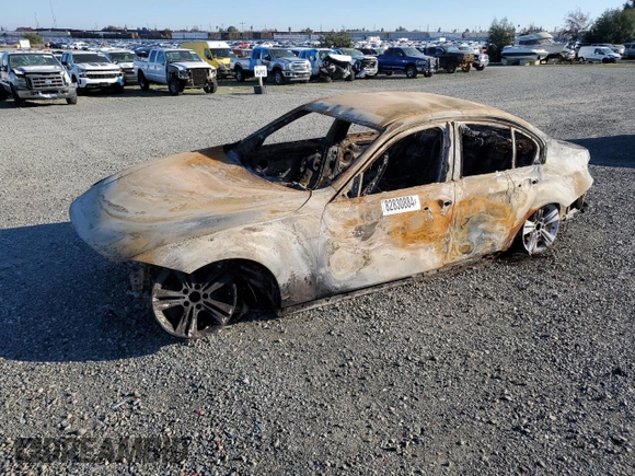 2017 BMW 3 Series 330i with VIN WBA8B9G30HNU55461, listed as a Copart auction lot 82830884 with 0 mi miles and Non Repairable. Bid and sale history available at carsss.com. Image 1.