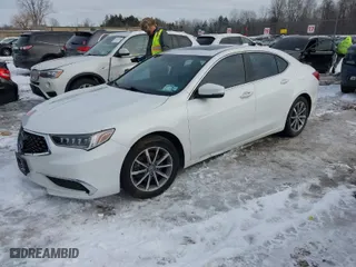 2020 Acura TLX with VIN 19UUB1F32LA004148, listed as a IAAI auction lot 41581447 with 57,606 mi miles. Bid and sale history available at carsss.com. Image 2.