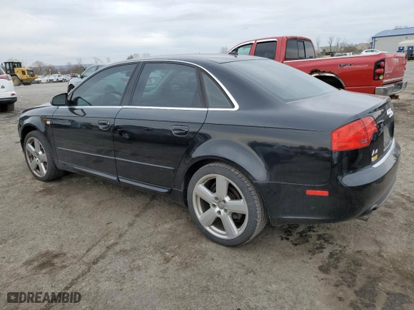 2008 Audi A4 3.2L with VIN WAUDH78E38A023777, listed as a Copart auction lot 80372714 with 158,295 mi miles and Salvage Title. Bid and sale history available at carsss.com. Image 2.