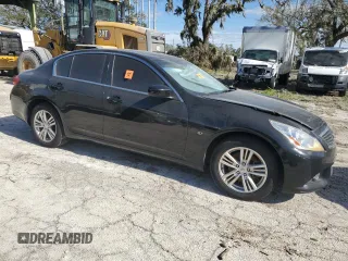 2015 Infiniti Q40 with VIN JN1CV6AR8FM523124, listed as a Copart auction lot 75912294 with 0 mi miles and Non Repairable. Bid and sale history available at carsss.com. Image 4.