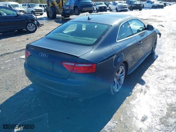 2009 Audi A5 with VIN WAUDK78T29A019706, listed as a IAAI auction lot 41697518 with 136,722 mi miles. Bid and sale history available at carsss.com. Image 4.