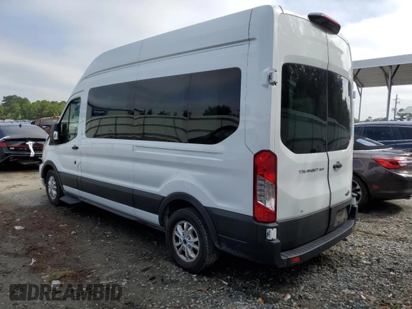 2023 Ford Transit Passenger XL with VIN 1FBAX2X86PKB35851, listed as a Copart auction lot 71126324 with 8,402 mi miles and Salvage Title. Bid and sale history available at DreamBid. Image 2.