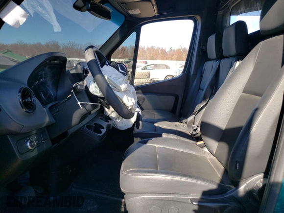 2024 Mercedes-Benz Sprinter Cargo with VIN W1Y4KBHY5RT187843, listed as a Copart auction lot 79239534 with Not Provided miles and Salvage Title. Bid and sale history available at carsss.com. Image 7.