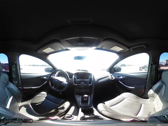 2015 Ford Focus ST with VIN 1FADP3L98FL292289, listed as a IAAI auction lot 41670338 with 100,742 mi miles. Bid and sale history available at carsss.com. Image 19.