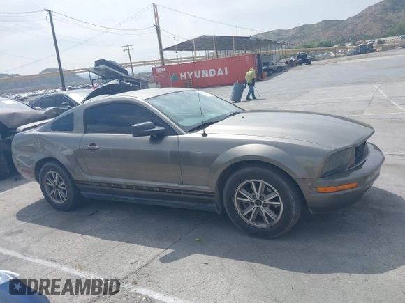 2005 Ford Mustang Deluxe with VIN 1ZVFT80N355185003, listed as a IAAI auction lot 42030961 with 219,973 mi miles. Bid and sale history available at carsss.com. Image 13.