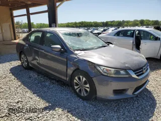 2014 Honda Accord LX with VIN 1HGCR2F34EA012395, listed as a Copart auction lot 52552495 with 104,586 mi miles and Salvage Title. Bid and sale history available at carsss.com. Image 4.