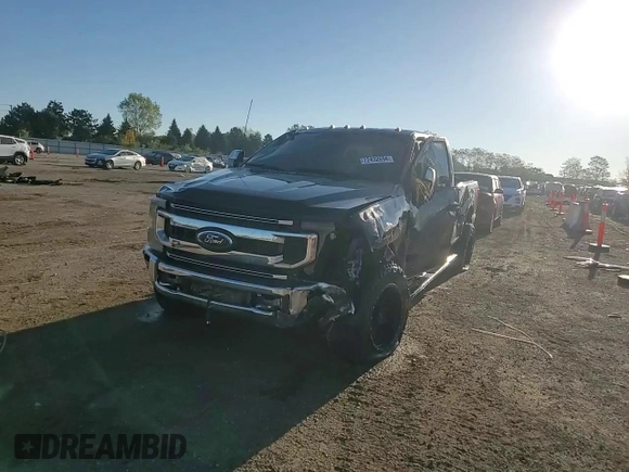 2022 Ford F-350 with VIN 1FT7W3BN2NED53597, listed as a Copart auction lot 72432694 with 32,087 mi miles and Salvage title. Bid and sale history available at DreamBid. Image 13.
