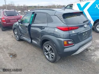 2020 Hyundai Kona Ultimate with VIN KM8K5CA56LU518063, listed as a IAAI auction lot 41911813 with 69,087 mi miles. Bid and sale history available at carsss.com. Image 3.
