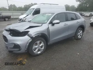 2025 Honda HR-V LX with VIN 3CZRZ1H30SM708485, listed as a Copart auction lot 55845015 with 6,677 mi miles and Salvage title. Bid and sale history available at DreamBid. Image 1.