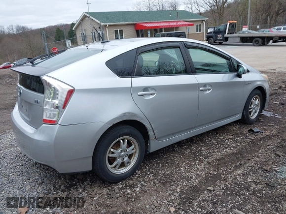 2011 Toyota Prius I with VIN JTDKN3DU9B5315846, listed as a IAAI auction lot 41928593 with 203,931 mi miles. Bid and sale history available at carsss.com. Image 4.