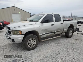 2005 Dodge 2500 SLT with VIN 3D7KS28C35G724397, listed as a Copart auction lot 47537005 with 255,325 mi miles and Salvage Title. Bid and sale history available at carsss.com. Image 1.