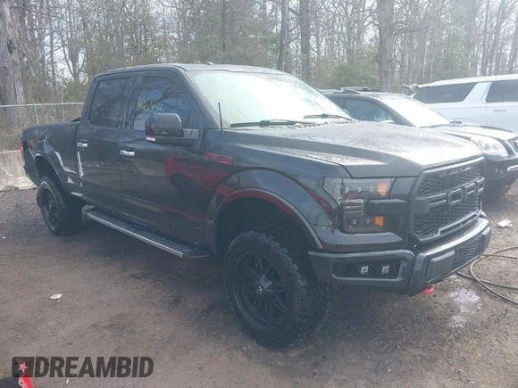 2015 Ford F-150 XLT w/HD Payload Pkg with VIN 1FTFW1EF9FFA14450, listed as a IAAI auction lot 41867454 with 146,157 mi miles. Bid and sale history available at carsss.com. Image 1.