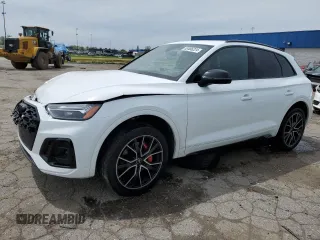 2023 Audi SQ5 Premium Plus with VIN WA1B4AFY1P2059485, listed as a Copart auction lot 53466224 with 16,465 mi miles and Salvage Title. Bid and sale history available at DreamBid. Image 1.